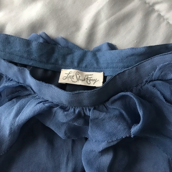 Blue Detailed LSF Skirt - Picture 3 of 4